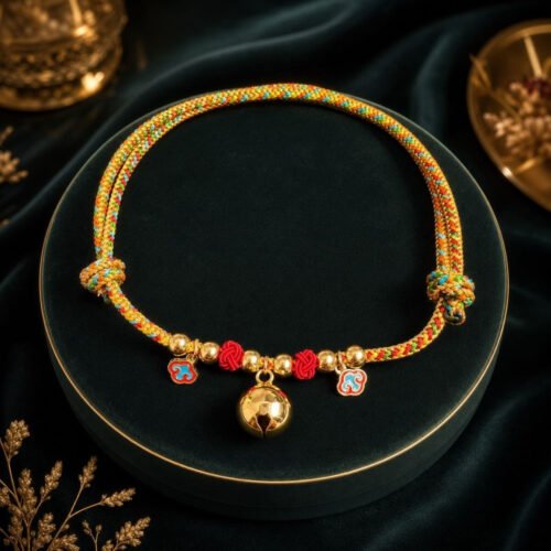 Golden Bell Blessing Collar for dogs and cats