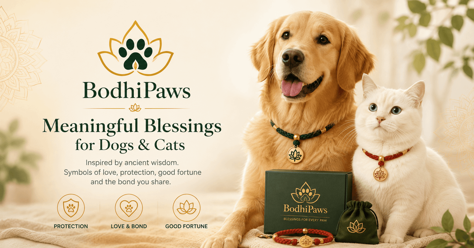 BodhiPaws meaningful blessings for dogs and cats