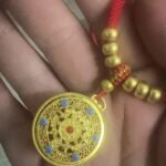 Red String Guardian Medallion Collar photo review